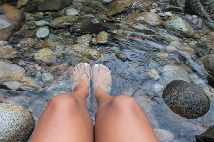 Clear waters at the river.