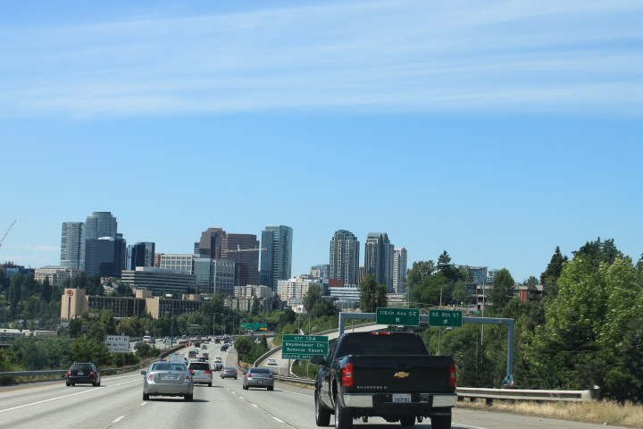 Driving into Bellevue, love this city.