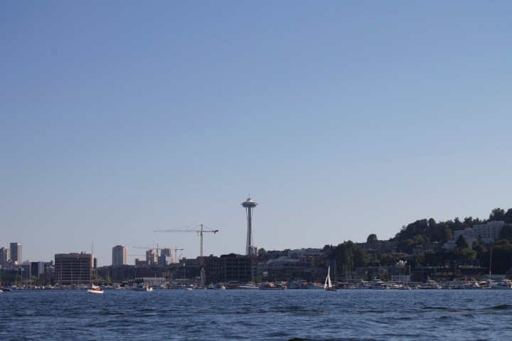 The Space Needle from the lake